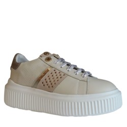 Sneakers scarpe Donna Marca JANET&JANET Art.J571 Colore Beige