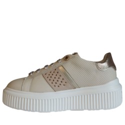 Sneakers scarpe Donna Marca JANET&JANET Art.J571 Colore Beige
