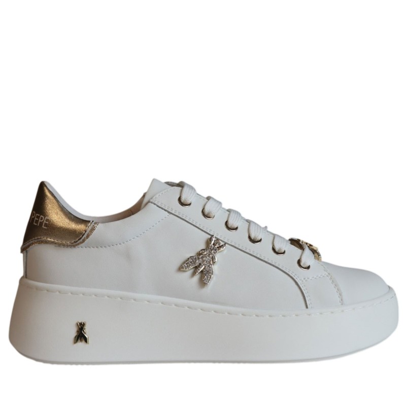 Sneakers scarpe Donna Marca PATRIZIA PEPE Art.PJ350 Colore Bianco