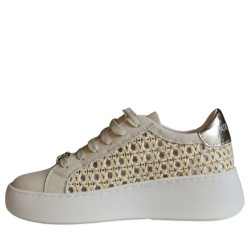 Sneakers scarpe Donna Marca PATRIZIA PEPE Art.PJ351 Colore Burro