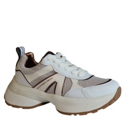 Sneakers scarpe Donna Marca ALEXANDER SMITH Art.VIW1079WBZ Colore Bianco Bronzo