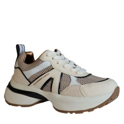 Sneakers scarpe Donna Marca ALEXANDER SMITH Art.VIW1085LJB Colore Beige Nero