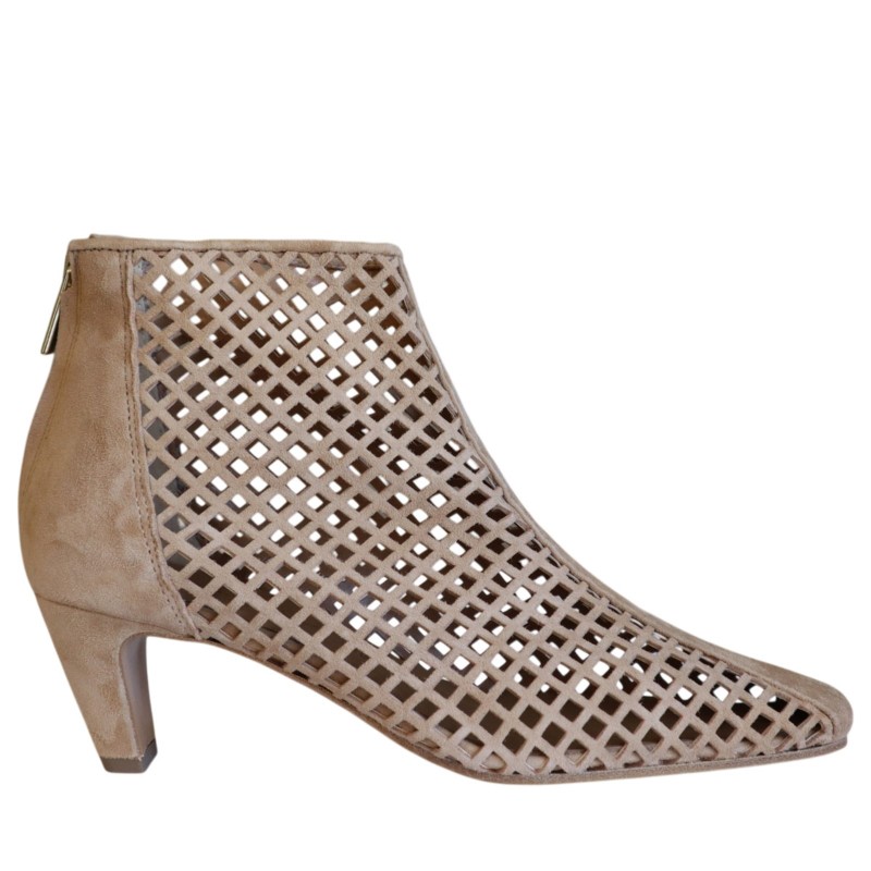 Tronchetto scarpa Donna Marca BIANCA D Art.478 Colore Camel