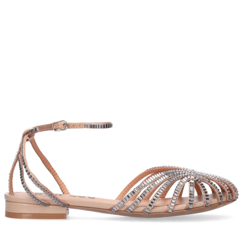 Sandali ragnetto scarpe Donna Marca BIBI LOU Art.559Z75VK B Colore Beige