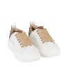 Sneakers scarpe Donna Marca ALEXANDER SMITH Art.WYW0506WDM Colore Bianco/cammello