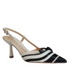 Chanel scarpe Donna Marca CHANTAL Art.3152 A Colore Nero Bianco