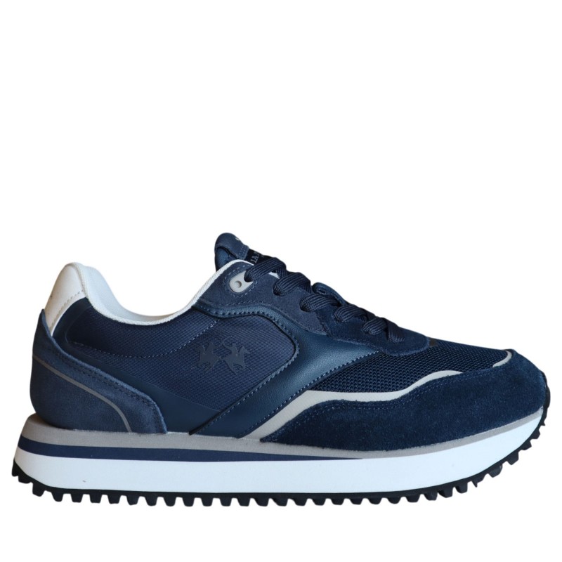 Sneakers scarpe Uomo Marca LA MARTINA Art.LFM261.060.A60.A6 Colore Blu