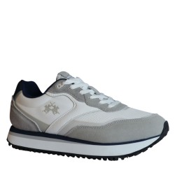 Sneakers scarpe Uomo Marca LA MARTINA Art.LFM261.060.A60.BZ Colore Grigio Bianco