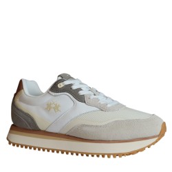 Sneakers scarpe Uomo Marca LA MARTINA Art.LFM261.060.A60.E9 Colore Panna Beige