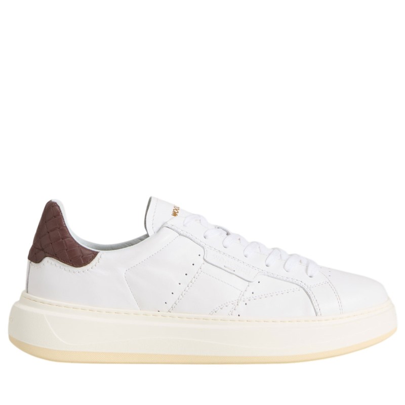 Sneakers scarpe Uomo Marca WOOLRICH Art.WFM261.011.C10.D9 Colore Bianco Testa di Moro