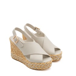 Sandali scarpe Donna Marca PALOMA BARCELO Art. ODA B Colore Panna