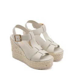 Sandali scarpe Donna Marca PALOMA BARCELO Art. OLIVIA B Colore Panna