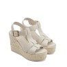 Sandali scarpe Donna Marca PALOMA BARCELO Art. OLIVIA B Colore Panna