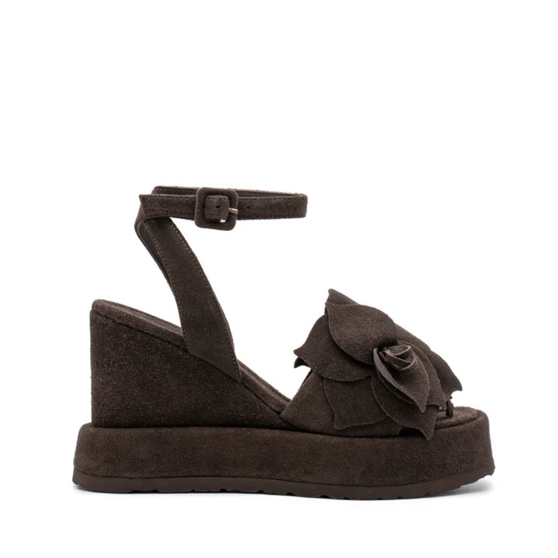 Sandali scarpe Donna Marca PALOMA BARCELO ART. RITA Colore Marrone