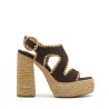 Sandali scarpe Donna Marca PALOMA BARCELO Art. WANDA Colore Marrone