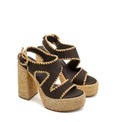 Sandali scarpe Donna Marca PALOMA BARCELO Art. WANDA Colore Marrone