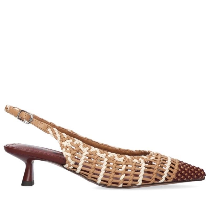 Chanel scarpe Donna Marca BIBI LOU Art. 703Z80VK Colore Marrone Bordeaux