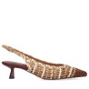 Chanel scarpe Donna Marca BIBI LOU Art. 703Z80VK Colore Marrone Bordeaux
