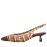 Chanel scarpe Donna Marca BIBI LOU Art. 703Z80VK Colore Marrone Bordeaux