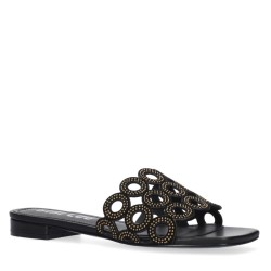 Ciabatta scarpe Donna Marca BIBI LOU Art.617Z10VK A Colore Nero