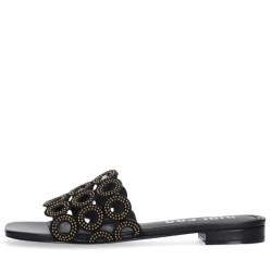 Ciabatta scarpe Donna Marca BIBI LOU Art.617Z10VK A Colore Nero
