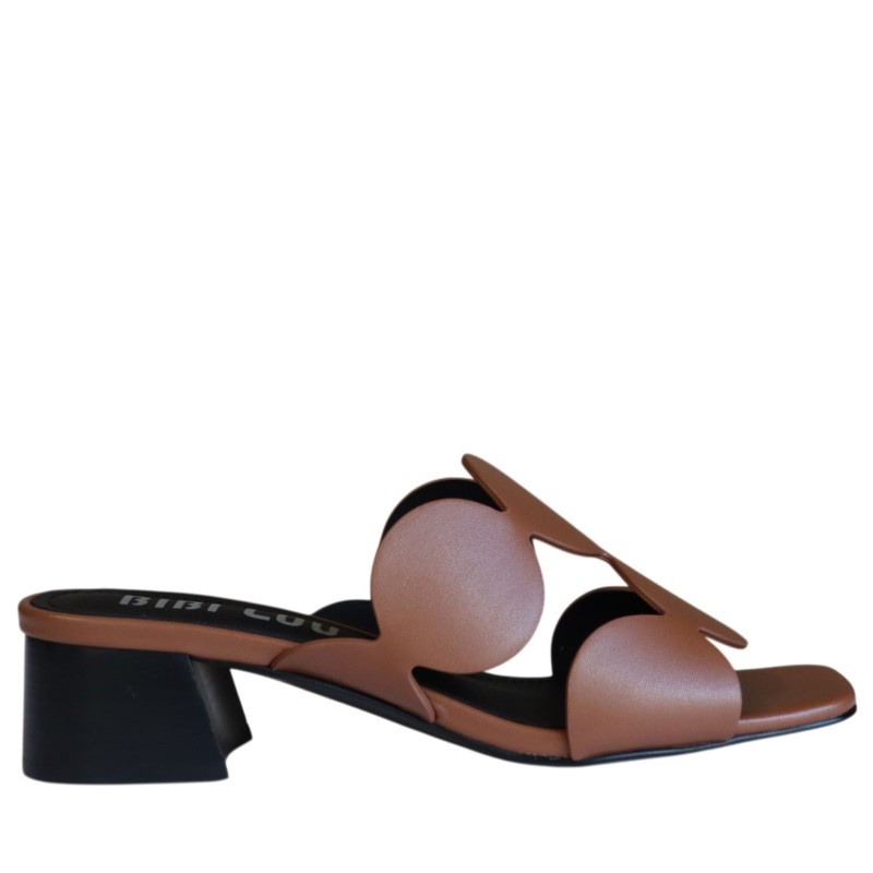 Ciabatta scarpe Donna Marca BIBI LOU Art.622Z10VK B Colore Cuoio
