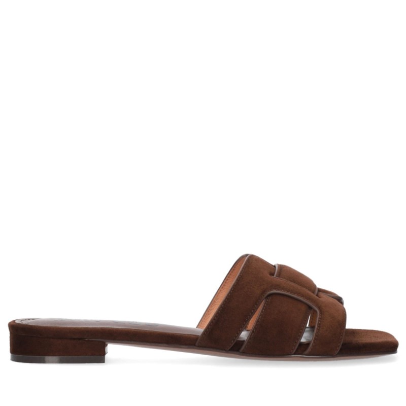 Ciabatta scarpe Donna Marca BIBI LOU Art.760Z30VK A Colore Marrone