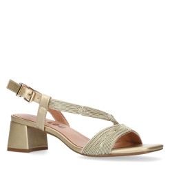 Sandali scarpe Donna Marca BIBI LOU Art.872Z94HG A Colore Oro