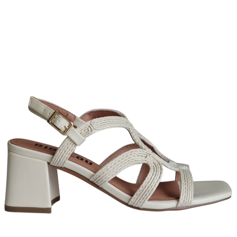 Sandali scarpe Donna Marca BIBI LOU Art.876Z94HGA Colore Panna