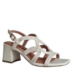 Sandali scarpe Donna Marca BIBI LOU Art.876Z94HGA Colore Panna