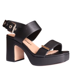 Sandali scarpe Donna Marca JANET&JANET Art.J652 A Colore Nero