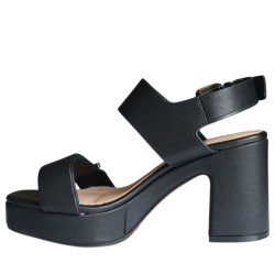 Sandali scarpe Donna Marca JANET&JANET Art.J652 A Colore Nero