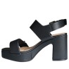 Sandali scarpe Donna Marca JANET&JANET Art.J652 A Colore Nero