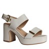 Sandali scarpe Donna Marca JANET&JANET Art.652 B Colore Burro