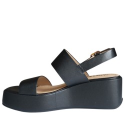 Sandali scarpe Donna Marca JANET&JANET Art.J834 B Colore Nero
