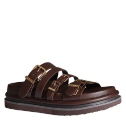 Ciabatta scarpe Donna Marca JANET&JANET Art.J693 A Colore Testa Di Moro