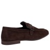 Mocassini scarpe Uomo Marca FRAU Art.34B7 Colore Testa di Moro