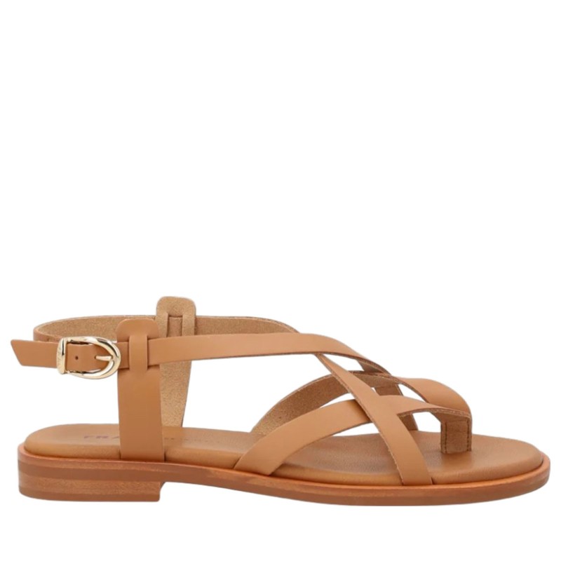 Sandali scarpe Donn Marca FRAU Art.86M2 Colore Cuoio