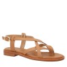 Sandali scarpe Donn Marca FRAU Art.86M2 Colore Cuoio