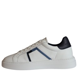 Sneakers scarpe Uomo Marca HARMONT&BLAINE Art.EFM261.021.AD0.A2 Colore Bianco Blu