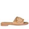 Ciabatte scarpe Donna Marca FRAU Art.85M4 B Colore Cuoio