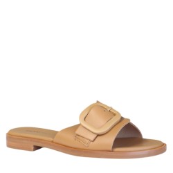 Ciabatte scarpe Donna Marca FRAU Art.85M4 B Colore Cuoio
