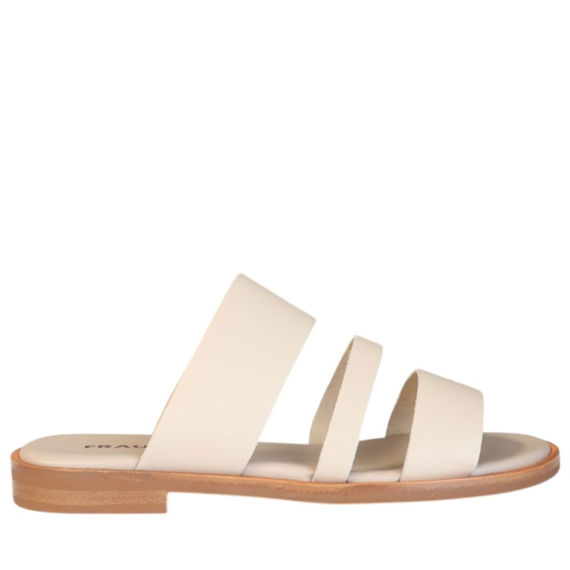 Ciabatte scarpe donna Marca FRAU Art.86M0 A Colore Beige