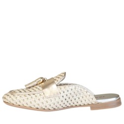 Sabot scarpe Donna Marca FRAU Art.95K7 Colore Beige Oro