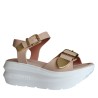 Sandali scarpe Donna Marca LORENZO MARI Art.ZOE 01 A Colore Nude