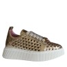 Sneakers scarpe Donna Marca LORENZO MARI Art.SALLY27 Colore Oro