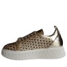 Sneakers scarpe Donna Marca LORENZO MARI Art.SALLY27 Colore Oro
