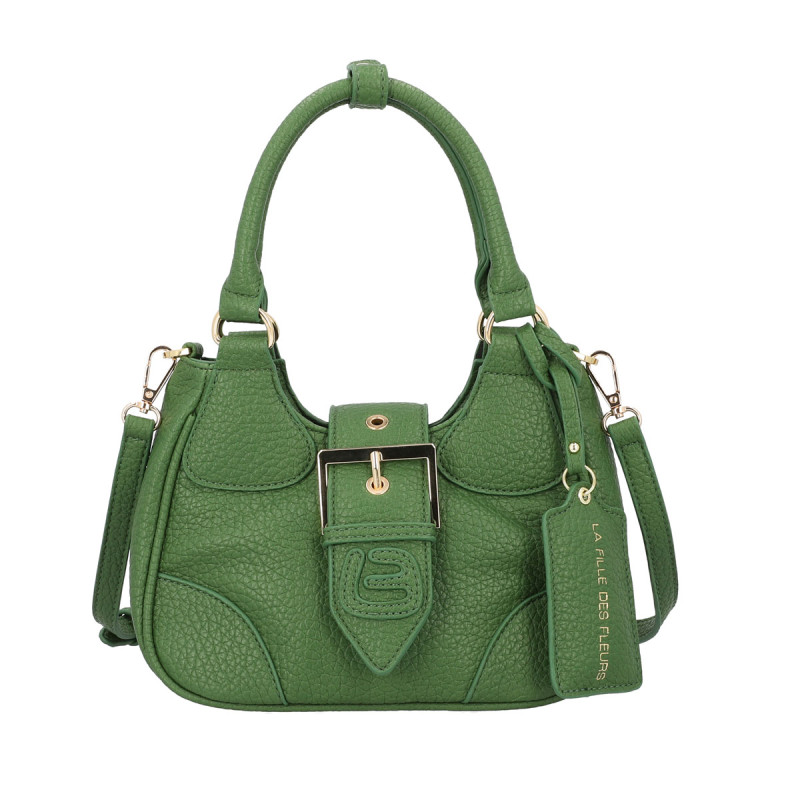 Accessori Borse da donna marca LA FILLE DES FLEURS colore verde modello Clelia