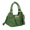 Accessori Borse da donna marca LA FILLE DES FLEURS colore verde modello Clelia