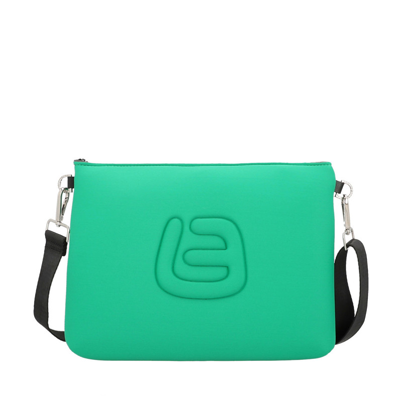 Accessori Pochette da donna marca LA FILLE DES FLEURS colore verde modello Aladdin